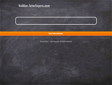 Tablet Screenshot of hidden-latexlayers.com